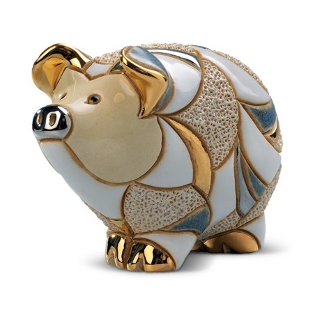 De Rosa Rinconada Striped Pig Ceramics