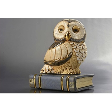 Owl on book