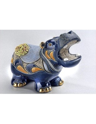 Hippo with Water Lily