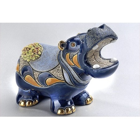 Hippo with Water Lily