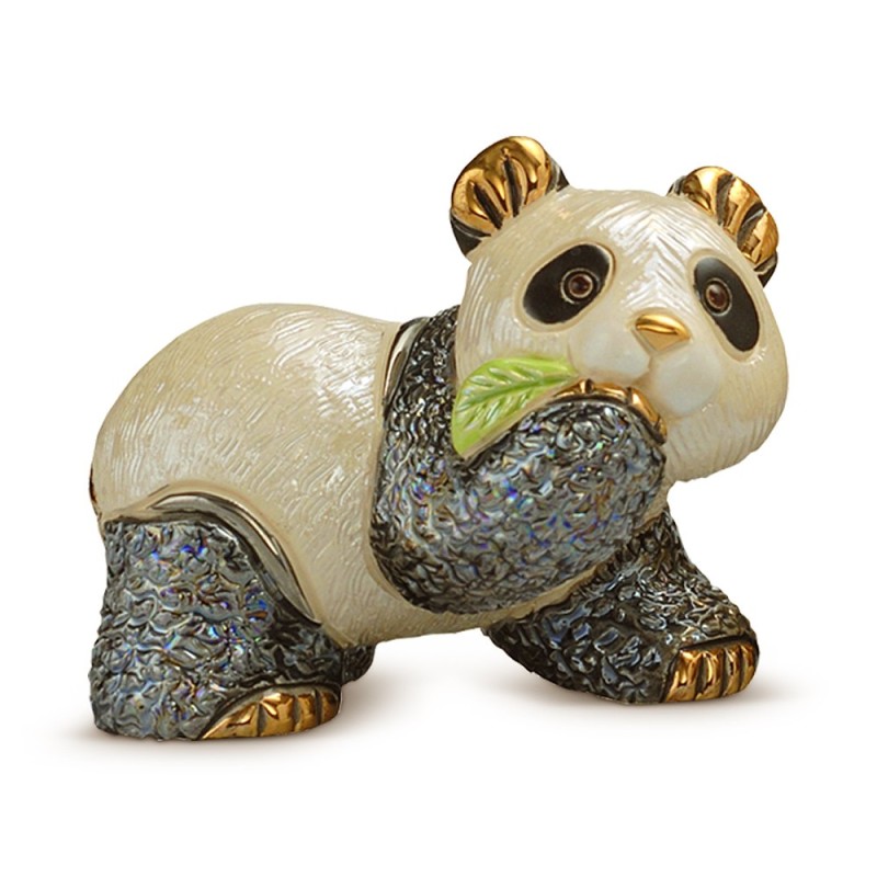 Baby Panda Bear with Leaf Baby Panda Bear with Leaf