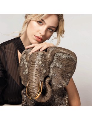 Bust Elephant Black  (Limited Edition: 400)